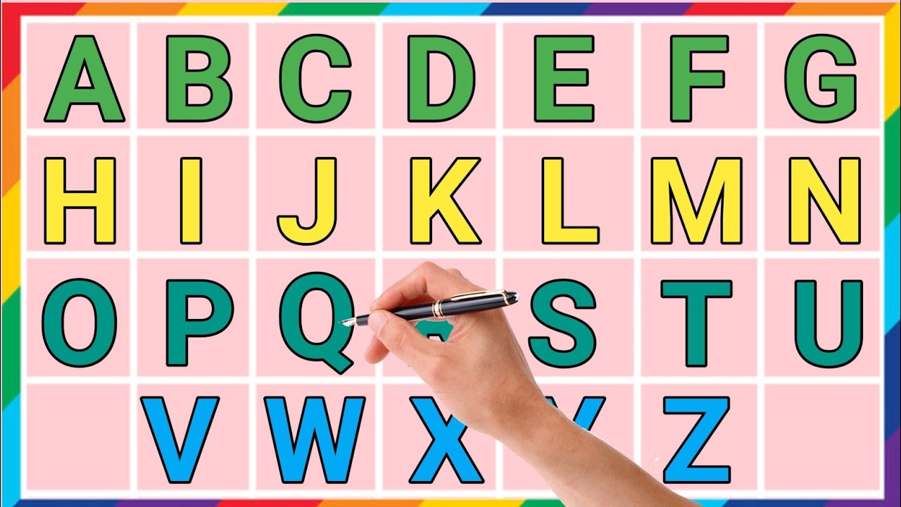 A to Z Alphabet capital letter 🥰 | learning for kids | abc | ABCD song ...