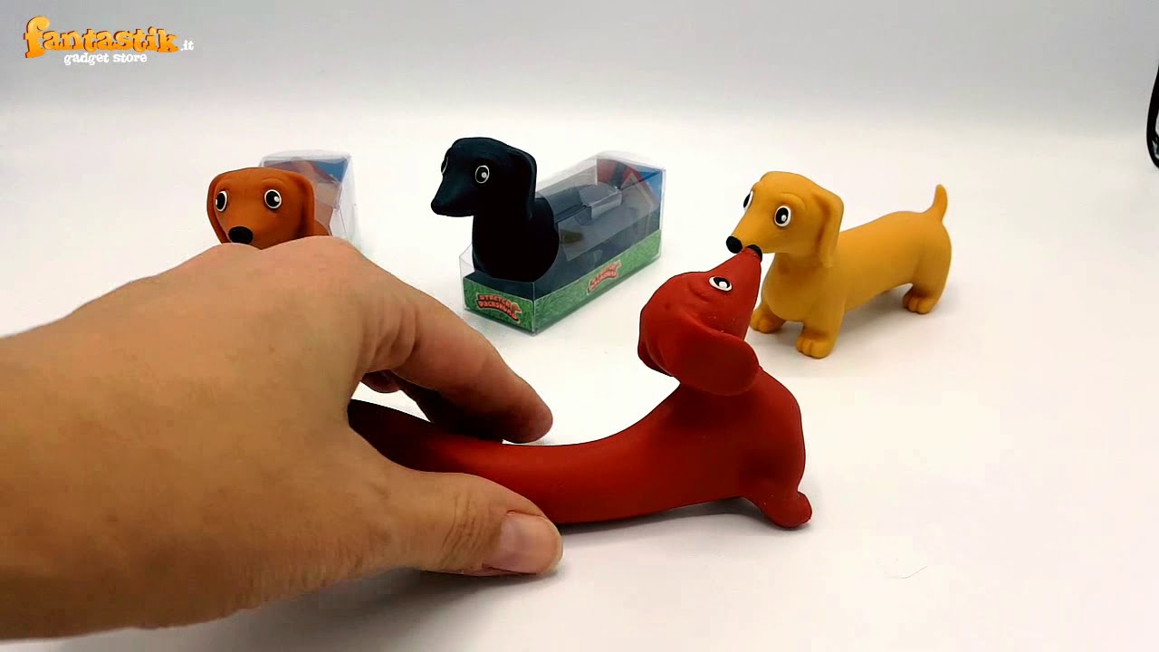 Antistress Bassotto Selezione Varzi, Giocattolo Simpatico E Stiracchiabile, Colorato, Per Bambini Dai 3 Anni. Ideale Per Bomboniere E Calze Della Befana. - 4