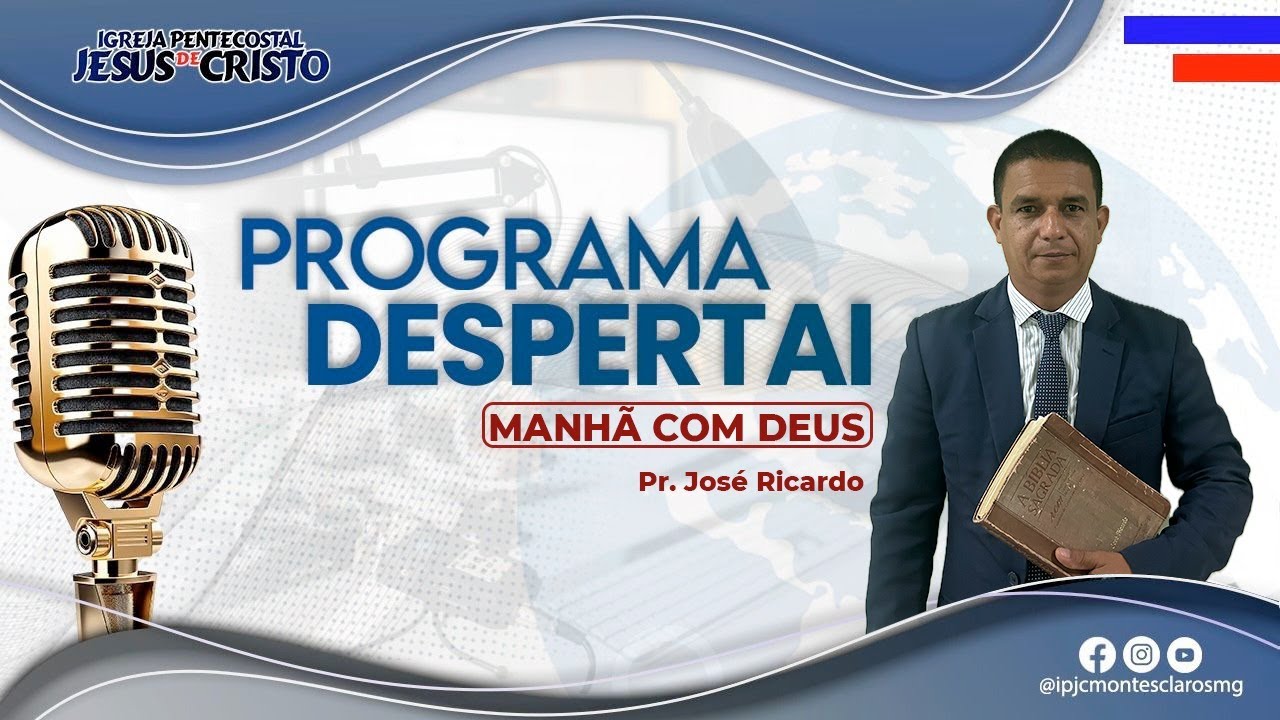 Programa Despertai | Ao Vivo | Quarta-Feira 18/02/2026 Manhã |IPJC Montes Claros