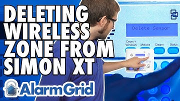 Deleting a Wireless Zone from a Simon XT