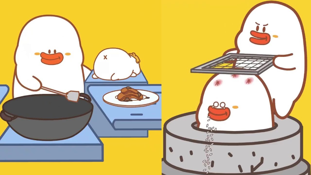 屁屁世界里的美食是这种做法？看完之后毫无食欲，减肥人士有福了。