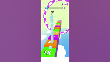 Cube Surfer 🟥 Level 34 🟨🟦🟩 Gameplay Android iOS Walkthrough #scibergames