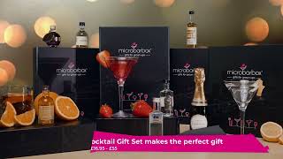 Premium Cocktail Gift Sets that people adore opening. A MicroBarBox is a bar in a box.