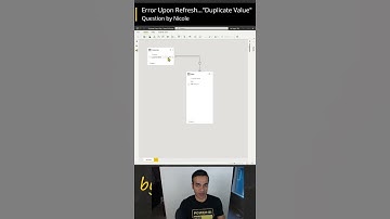 Fix Duplicate Value Error in Power BI #Shorts