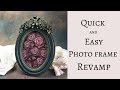 SIMPLE DIY PHOTO FRAME UP-CYCLE |  HOW TO REPAINT PHOTO FRAMES