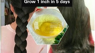 Grow hair 1 inch in 5 days | Curry Leaf herbal oil | Faster Hair Growth | Reverse Gray hair