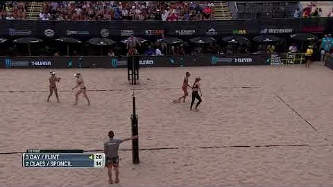 Sponcil Stares Them Down | AVP Gold Series Manhattan Beach Open