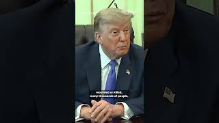 Trump 'lowkey-ing' it with Iran; thinks they should pay damages