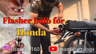 Vlog:24 FLASHER BULB FOR MY HONDA 125 2023❤️🤩