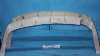 Накладка на задний бампер для Mitsubishi Lancer X Zodiak / rear spoiler / Тюнинг