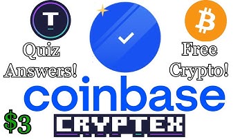 Coinbase Cryptex Finance Quiz Answers! Free $3 CTX!