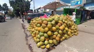 Indonesian Coconut Stall • Es Kelapa Muda • Tebet, Jakarta