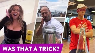 Celebs Do Bottle Cap Challenge: Top Must-see Moments |⭐ OSSA Radar