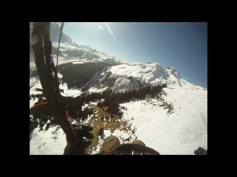 Paragliding in Winter: