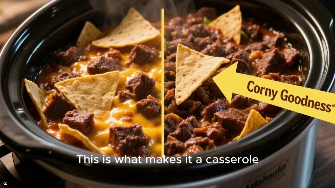 Slow Cooker Beef Enchilada Casserole  Easy Dump‑and‑Go Dinner