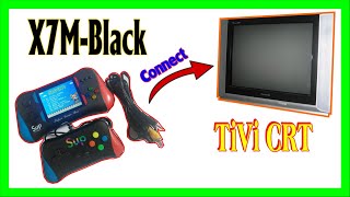 PLAY Games With The X7M Black Game Console to a CRT TV