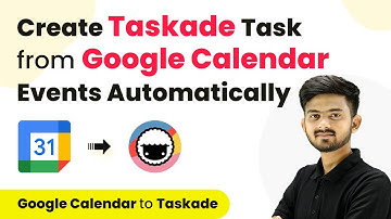 How to Create Taskade Task from Google Calendar Events | Taskade Google Calendar Integration