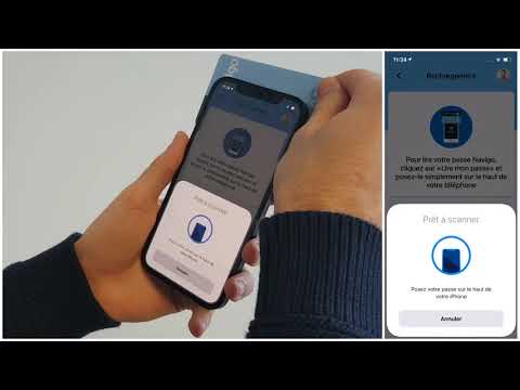 Rechargement du passe Navigo sur l'application iOS Île-de-France Mobilités