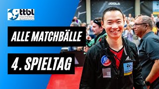 Wie cool beendet Stumper sein Spiel?! TTBL 4. Spieltag - Alle Matchbälle