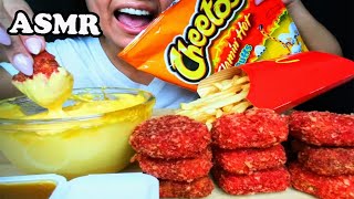 ASMR HOT CHEETOS CHICKEN NUGGETS WITH CHEESE 2021 (NO TALKING) ASMR (CRUNCHY EATING SOUNDS)