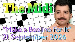 Monday: NYT Midi - 21 September 2026 New York Times Crossword Update