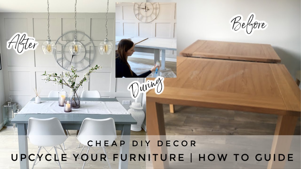 BEFORE & AFTER HOW TO UPCYCLE FURNITURE FURNISH YOUR HOME ON A