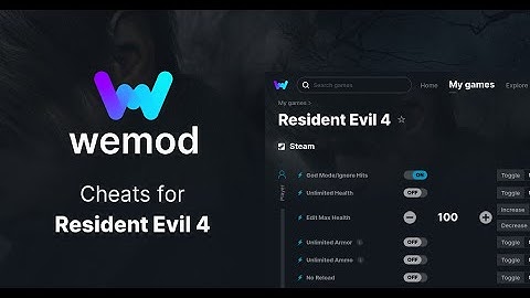 Wemod Trainer Tutorial Resident Evil 4 Remake also works in DLC Separate Ways (God Mode) Cheats