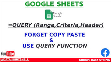How To Use Query Function And Create Pivot In Query | Google Sheets
