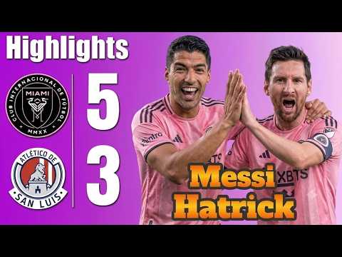 Messi Hat-Trick 💥 Inter Miami vs Atletico San Luis 5-3 - All Goals & Highlights - 2026