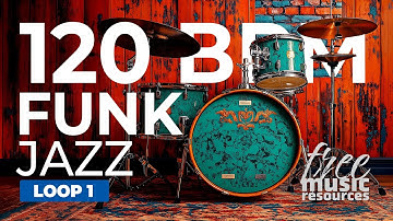 Jazz Funk Drum Loop – 120 BPM | Practice & Production Groove – Loop 1