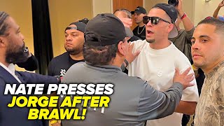 Nate Diaz after Masvidal brawl PRESSES him in heated altercation!