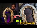 How to make prabhavali backdrop for ganpati decoration