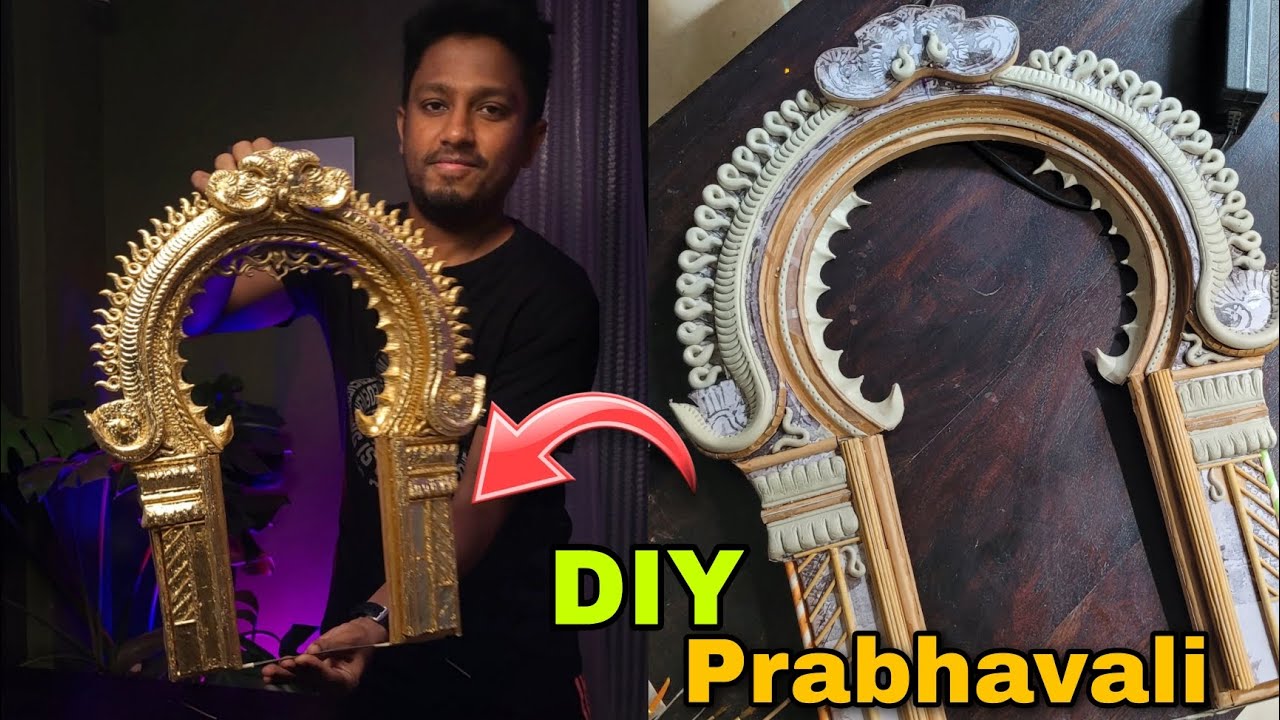How to Make Ganpati Backdrop | Prabhavali Arch  