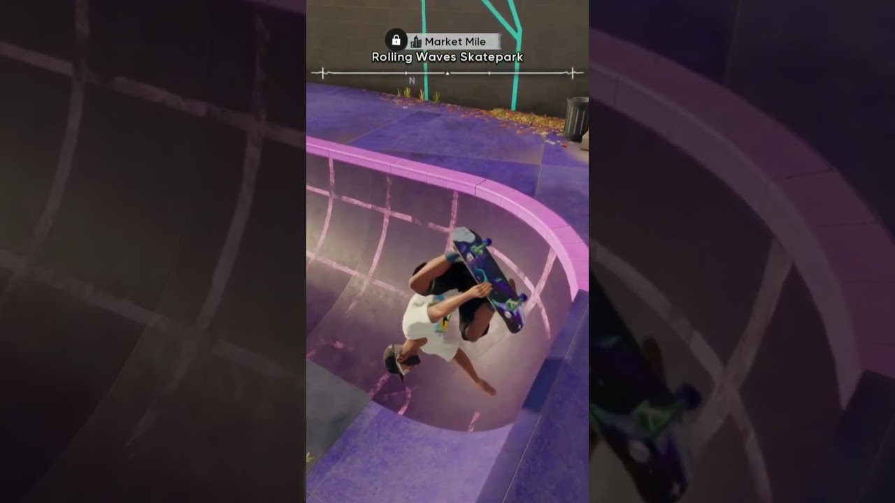 sick line in skate. fun game but kinda gets old fast #gaming #skate #skateboarding #skills