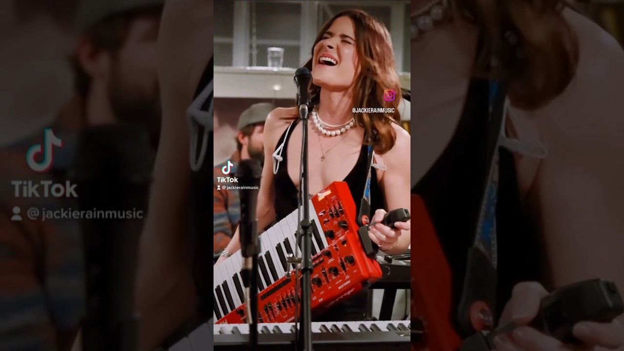 Indie rock artist Jackie Rain covers The Doors “Light My Fire” + shreds Ray Manzarek on synth Keytar