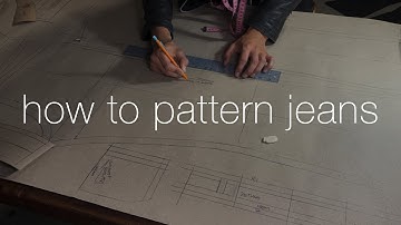 How to Pattern Jeans from Scratch (Using Your Favorite Pair) FULL TUTORIAL