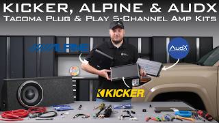 Toyota Tacoma Plug & Play 5-Channel Amp & 10" Sub Install | Kicker, Alpine, AudX | '16 - '23 Tacoma
