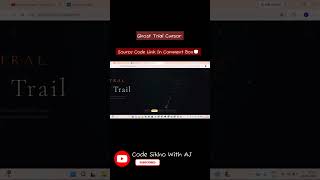 Information Ghost Trail Cursor 👻🔥 | Haunted Cursor Effect | HTML CSS JavaScript Update
