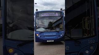 (20th Anni- |Ex Abellio & Diamond) Route A Y77 CSP (YX59 BYJ) 102 (8516 & 30710) departing Bluewater