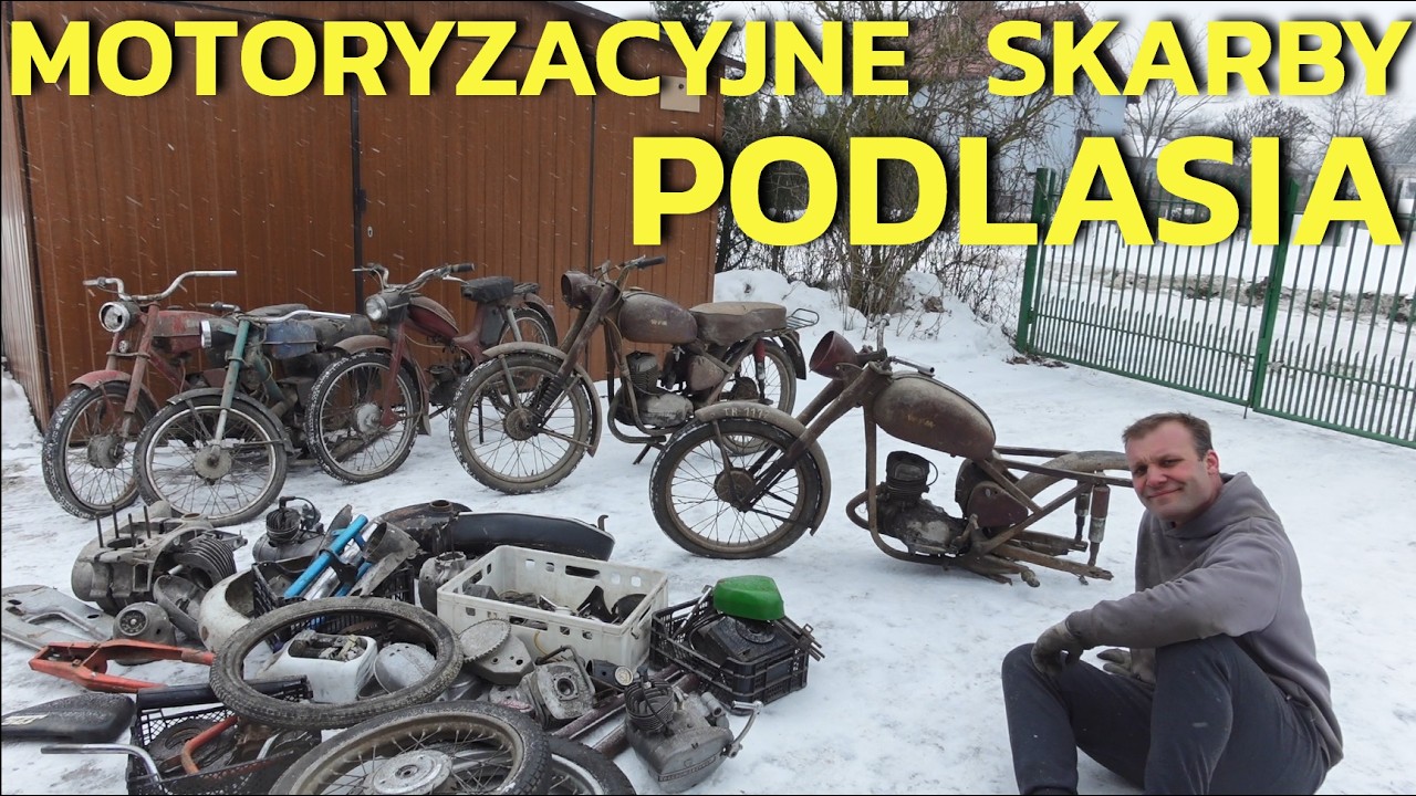 Stary motocykl ze stodoły, szopy i kurnika - Podstodolniaki pospolite