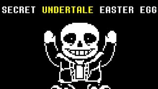 UNDERTALE Secret Easter Egg