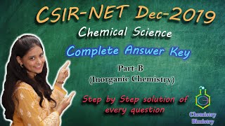 Csirnet Dec 2019chemical Scienceanswer Keypart Binorganic Chemistrysolved In Detail