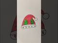 Santa Hat with a Christmas Tree #santaclaus #christmas #tree #kidstvforfun #trending #shorts