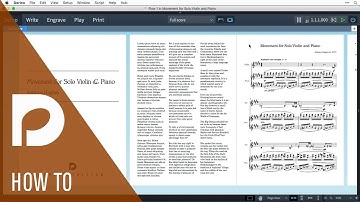 How to Create a Title Page and Instructional Sheet | Page Layout in Dorico