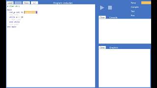 Elan language constructs 8 - 'while' loop