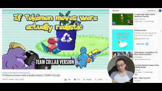If Pokemon moves were actually realistic (TEAM COLLAB) reaction video