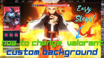 How to change Valorant Homescreen Live Background | Full Tutorial