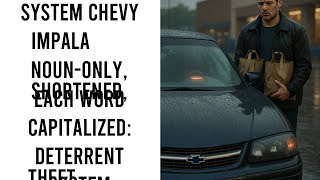 Anti Theft Deterrent System Chevy Impala