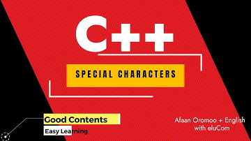 Special Characters in C++ | part 8
