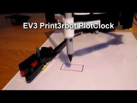 EV3 Print3rbot PlotClock